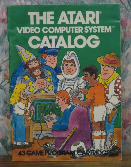 Atari Video Computer Systems Game Cartridge Catalog - VCS / 2600 - 1981 Vintage