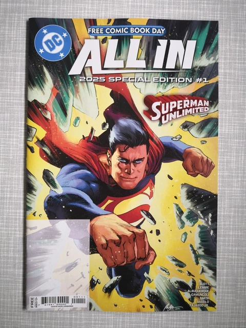 US DC ALL IN 2025 SPECIAL EDITION (2025) FCBD exclusive material ...