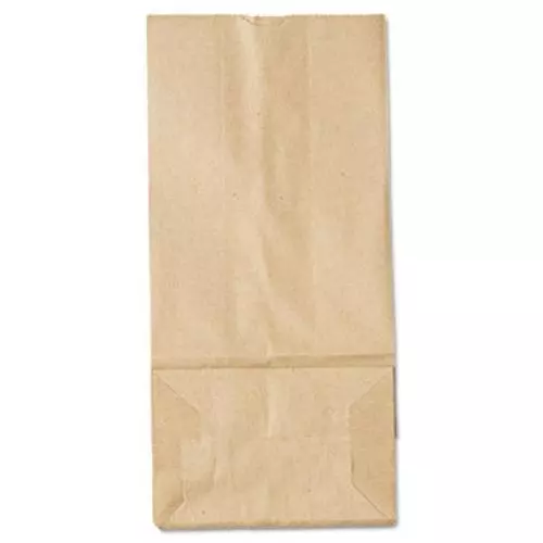 General Supply 18405 #5 Paper Grocery Bag, 35lb Kraft, Standard 5 1/4 X 3 7/16 X