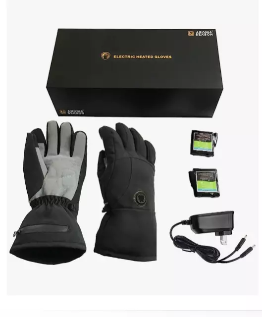 Rechargeable Heated Gloves for Women, Arthritis Raynauds Touch Screen Size S / M