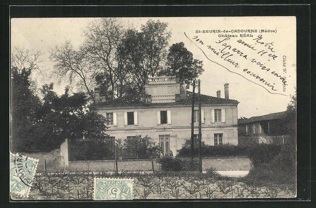 CPA St-Seurin-de-Cadourne, Chateau Réal