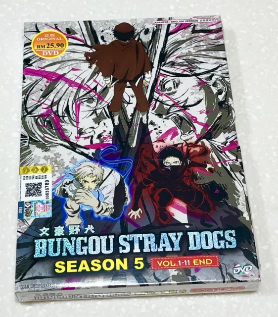 Bungo Stray Dogs (Season 1-4 + OVA + Movie) ~ All Region ~ English Dubbed ~  DVD