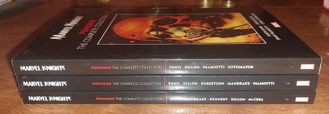 Punisher by Garth Ennis Marvel Knights Complete Collection Vol 1 2 3 New Unread