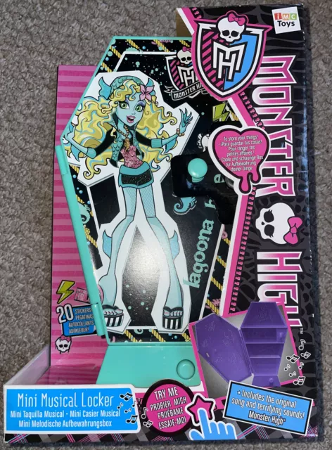 BNWT Monster High Mini Musical Locker - GREEN- 870369                         P3