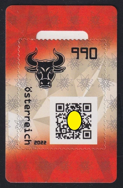 Österreich 2022 Block 139 postfrisch ** MNH Stier Bulle schwarz