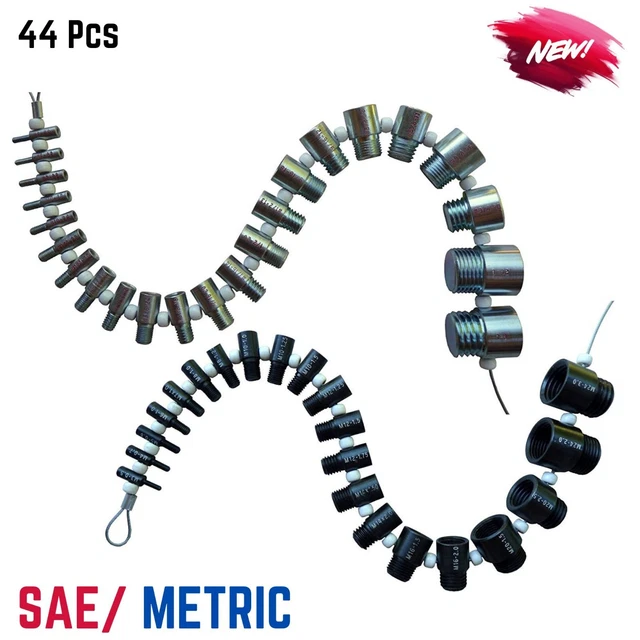 NUT/ BOLT THREAD Pitch Gage Checker SAE Metric Screws Fastner
