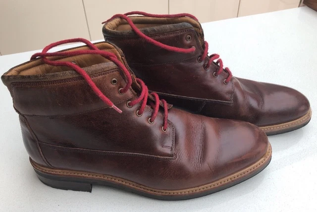 MENS RUSSELL AND Bromley Highlander Hiking Leather Boots Size 11