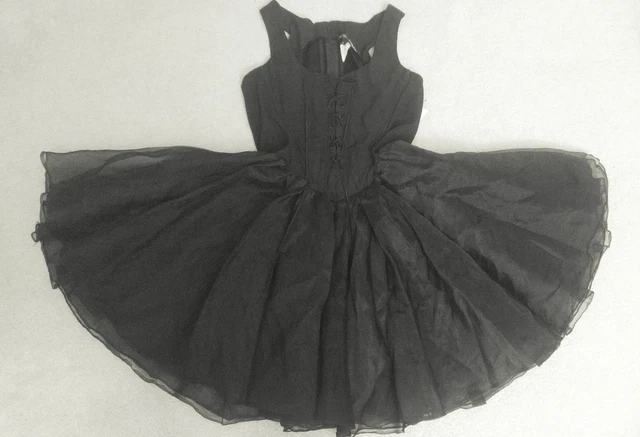 BETSEY JOHNSON CORSET ballet punk tutu goth dress vintage 80s 90s size L M  6 8 $79.99 - PicClick