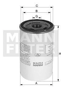 MANN-FILTER LB 1374/20 Separazione aria compressa-olio - per Applicazioni fuori strada