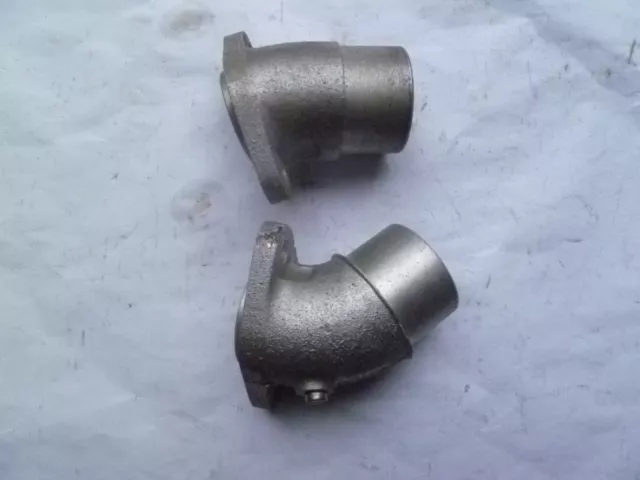 Ducati Bevel 750 860 900 set Inlet Manifolds for Dellorto 30 and 32 mm carbs Ducati Bevel 750 860 900 set Inlet Manifolds for Dellorto 30 and 32 mm carbs