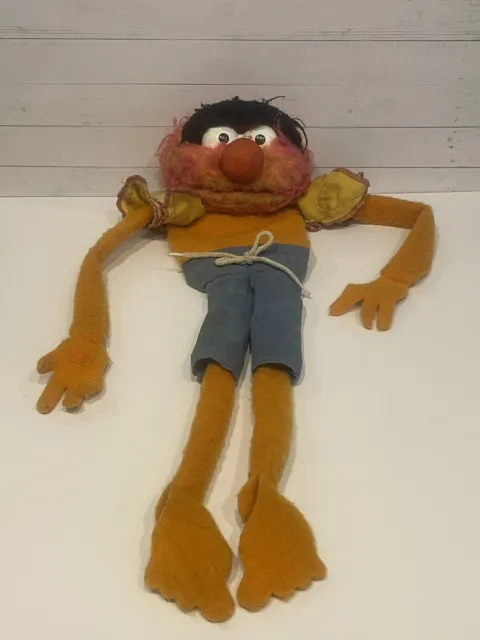 Fisher Price Vintage Animal Hand Puppet Muppet Doll 854 Jim Henson 1976-1978 25"