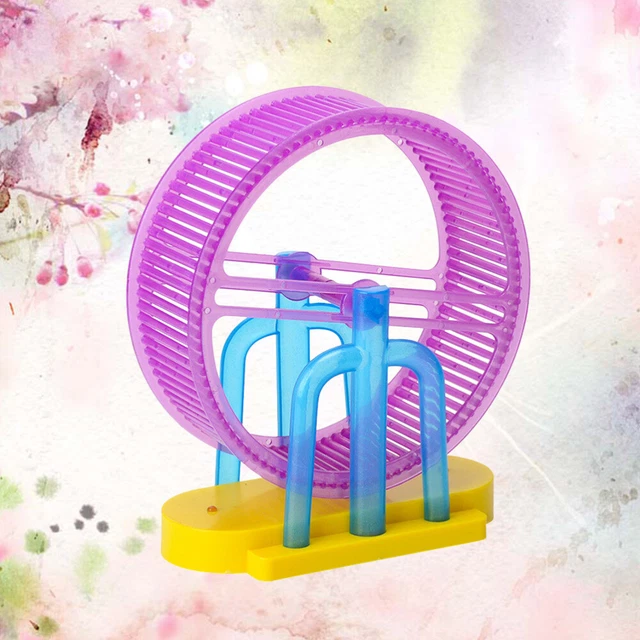 1pc Stille Hamster Rad Kleine Licht Up Hamster Käfige Hamster Übung Untertasse