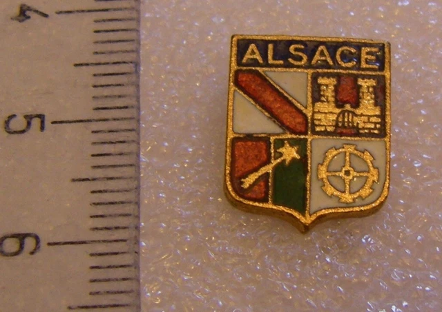 Broche Ancienne En Métal Argenté Style Armoirie / Blason - Bijou Vintage Occasion