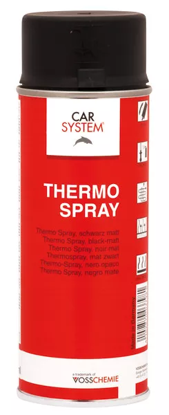 1x Pulvérisation 400ml 1K Cs Thermo Spray Noir Max. 600 °C
