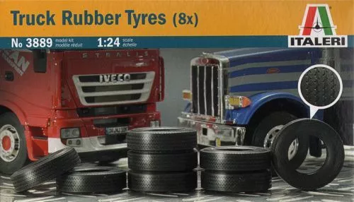 Italeri 1:24 Kit Truck Camion Rubber Tyres Gomme Art 3889