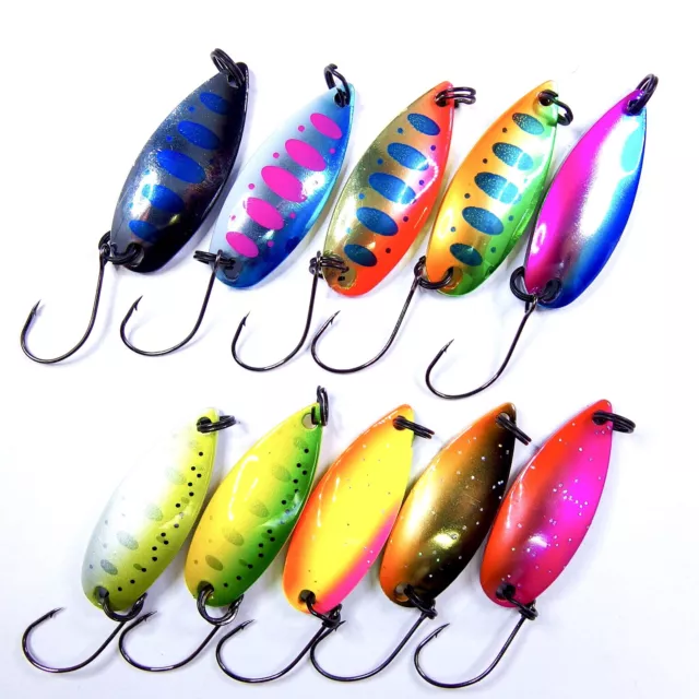 momolures - TIMO Trout Spoon Native 2.8g 3.5g 4.2g Assorted Set Forest MIU Style
