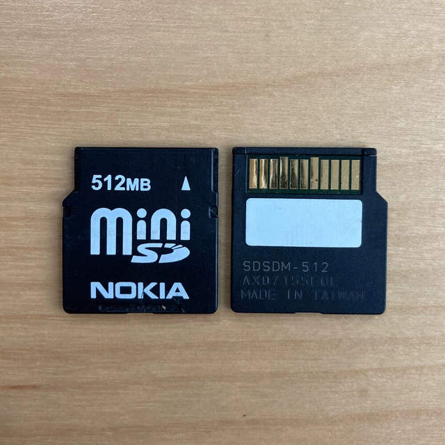 Genuinel NOKIA Mini SD 64MB 512MB Memory Card For N80 E70 N93 N73 6282 E61 E62