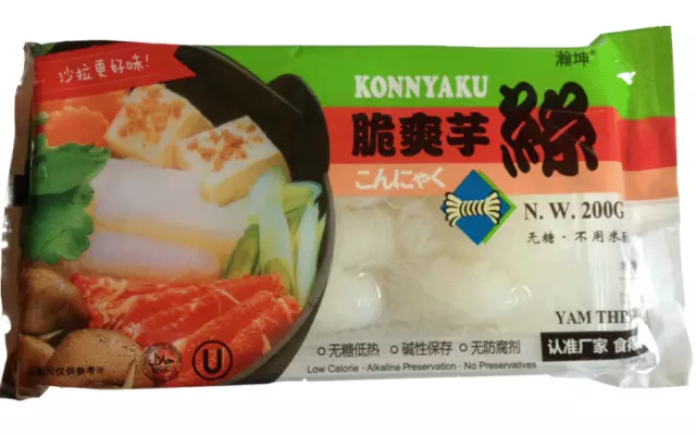 3 Packs x SHIRATAKI KONNYAKU NOODLE 200g - Low Carb Low Fat for WEIGHT LOSS DIET