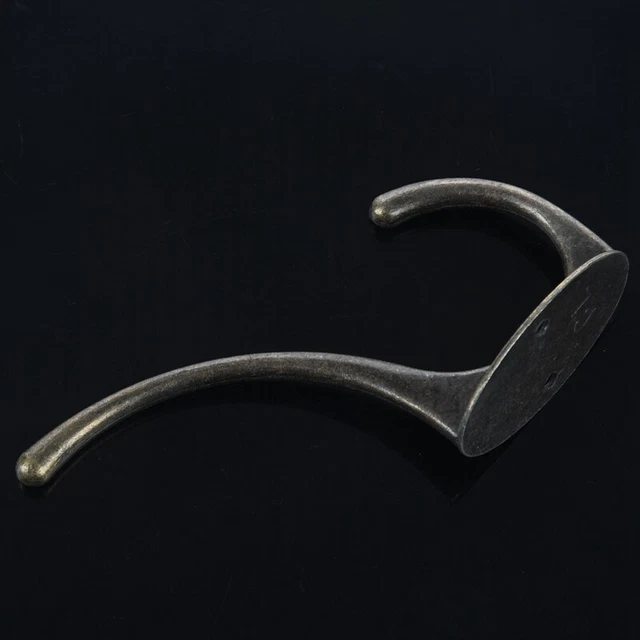 5X(Retro dress hook coat racks metal coat hooks Hat wall hook  I4N7)aa 7