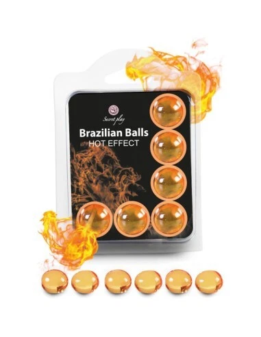 Secret Play Set 6 Brazilian Balls Efecto Calor