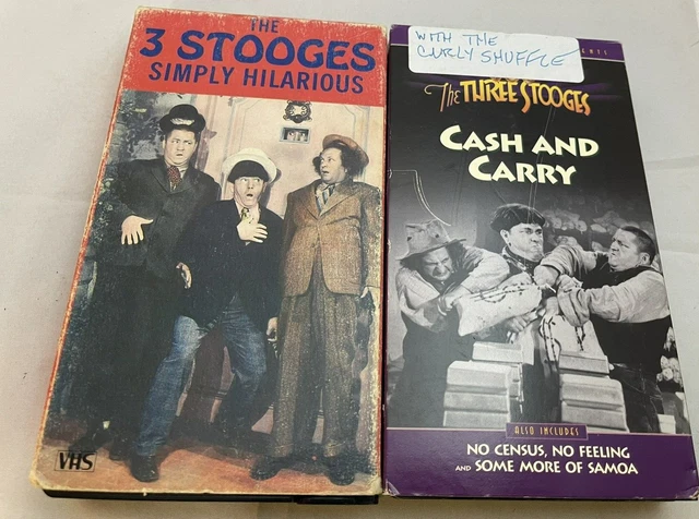 LOT OF 2 The Three Stooges VHS tapes NOT TESTED EUR 7,87 - PicClick FR