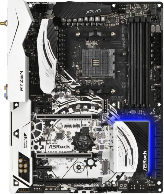 ASRock X370 Taichi Mainboard ATX, AM4, DDR4, X370, OHNE Zubehör OHNE I/O Shield