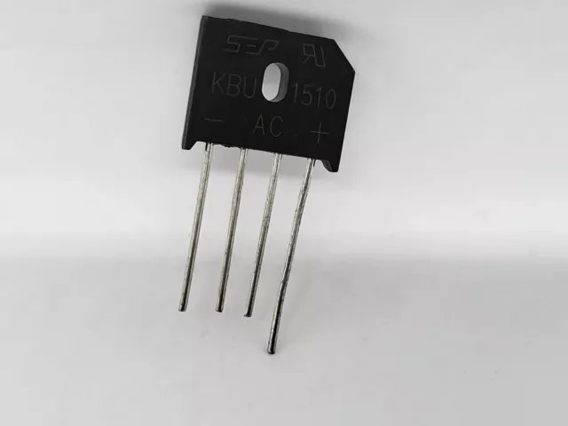 Pont de Diode Redresseur KBU1510 - 15A / 1000V, Bridge Rectifier Diode