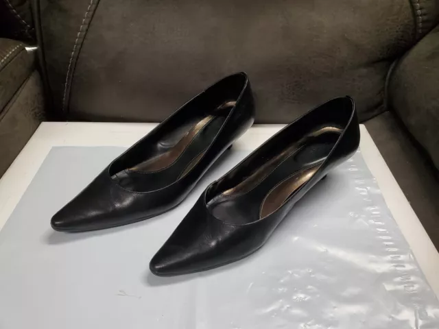 Shoes - Women - Heels - Calvin Klein - Diema Kidskin - Black - Size 10M 2