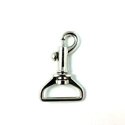 Swivel Eye Bolt Snap Hook Nickel Plated (2 Inches X 1 1/4 Inch) 3-pack