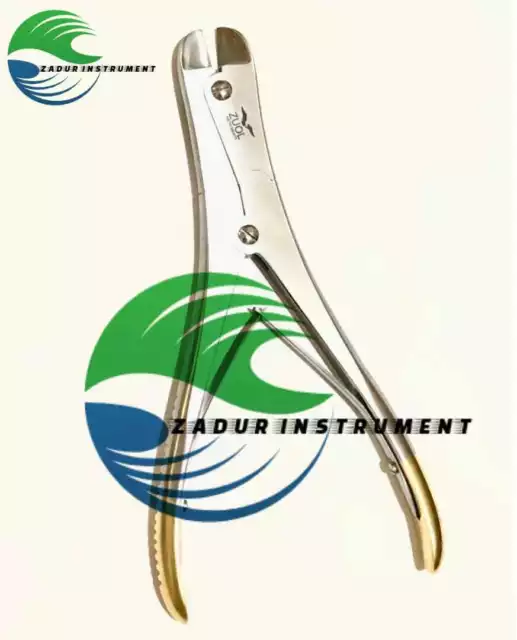 TC CNS Pin & Wire Cutter 9" Angled Orthopedic Surgical Instrument ZA