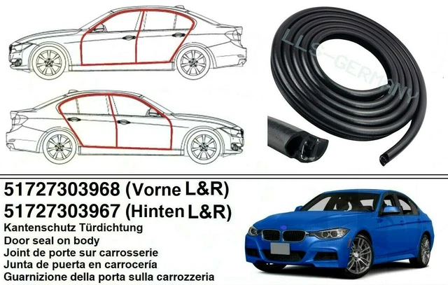 Joint de Porte pour BMW 3er F30 F31 F80 Touring Bord 1x 51727303968