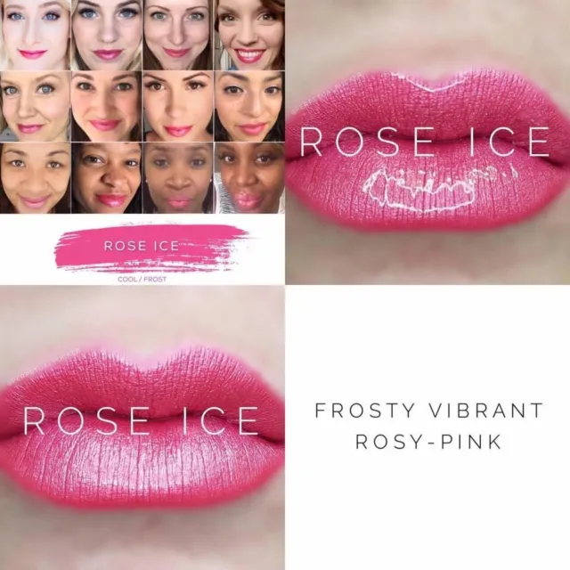 ROSE ICE LipSense Retirado Nuevo y Sellado TAMAÑO COMPLETO Color Líquido Labio Por SeneGence