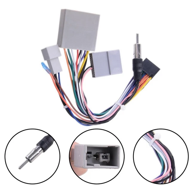Faisceau 16 Pôle Accessoires de Voiture Plastique Et Métal Stromkabeladapter