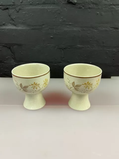 2 x Royal Doulton Sandsprite LS1013 Lambethware Goblets Footed Bowls