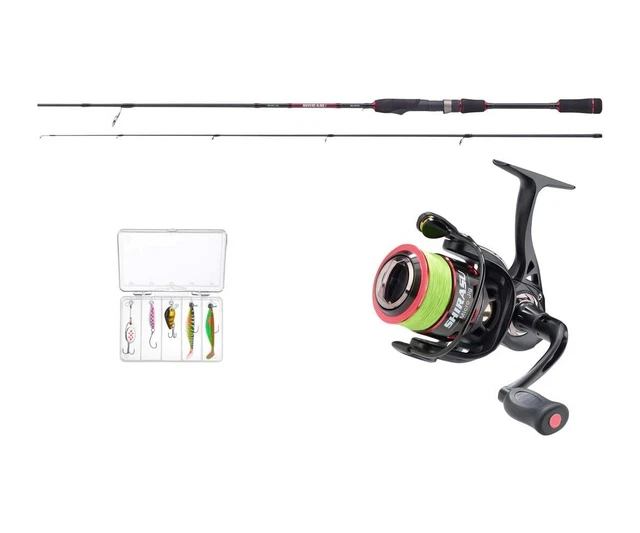 Balzer Shirasu Spezial Micro Jig Combo - Rute + Rolle + Schnur + Kunstköder
