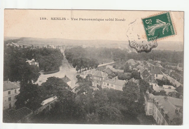 SENLIS - Oise - CPA 60 - jolie vue panoramique