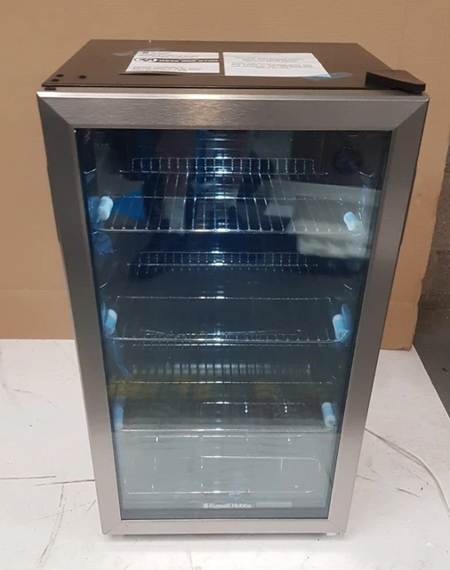 RUSSELL HOBBS 93LITRE under counter beverage cooler new complete small