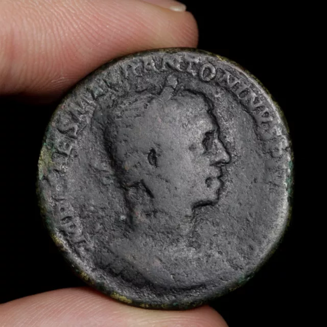 Sestertius Ancient Roman Empire Large and Hefty Bronze AE Coin 1700+ Years Old
