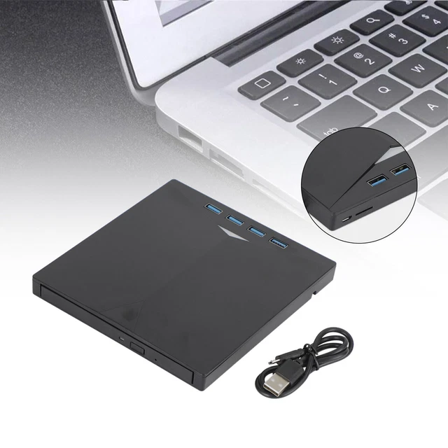 USB Type-C 7 IN 1 External ray Disc Writer  Reader CD DVD Drive USB 3.0 AU