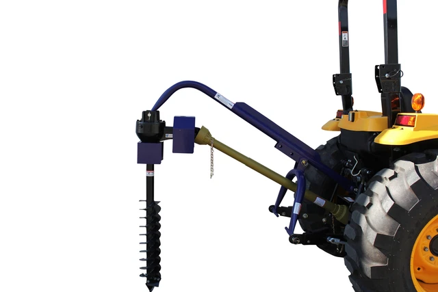 TRACTOR POST HOLE Digger Pto 3 Point Linkage 50Hp 9