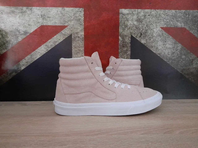 VANS OFF THE wall Old Skool Pink Grey Trainer Size UK 6 Rose