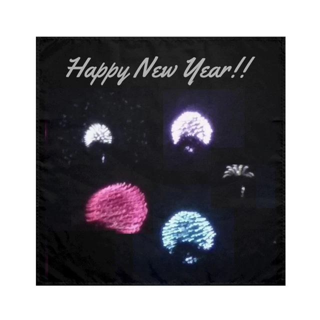 Happy New Year Napkins Set of 4