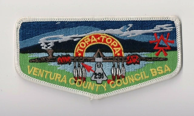Topa Topa Lodge 291 S-31b, GRN grass, Ventura County Council, California