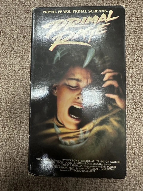 VINTAGE HORROR VHS- Primal Rage- 1990 Movie Rare Video Tape £10.19 ...