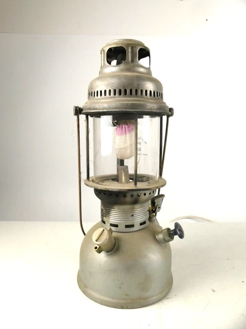 OLD VINTAGE PETROMAX RAPID 829/500CP KEROSENE LANTERN LAMP ORIGINAL SUPERAX GLAS