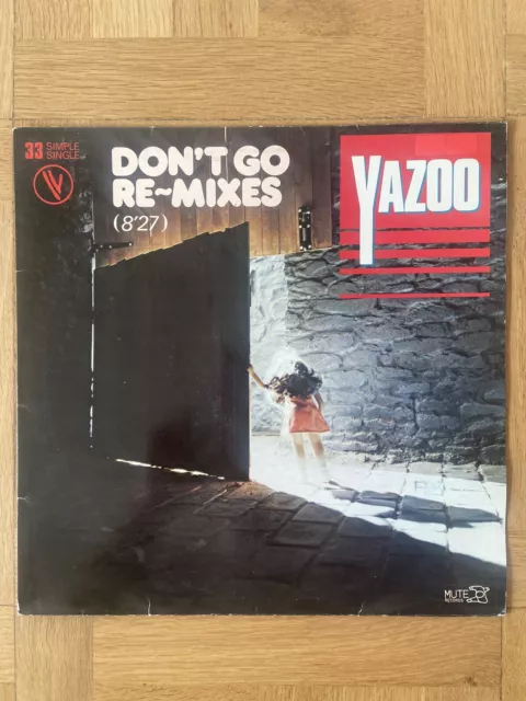 Yazoo Don't Go Re-Mixes maxi Vinyle Single 33 Tours (vinyl maxi single)