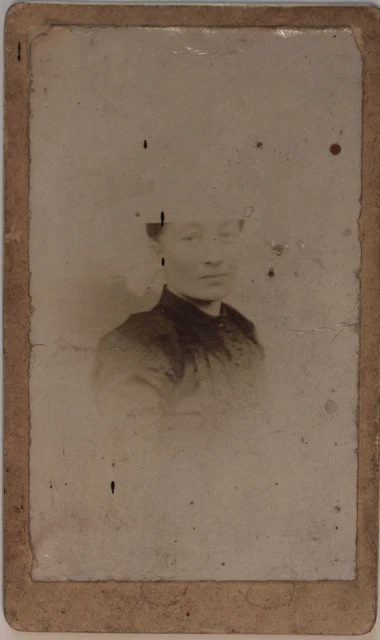 Femme Photographie Carte de visite Cdv Vintage Citrate