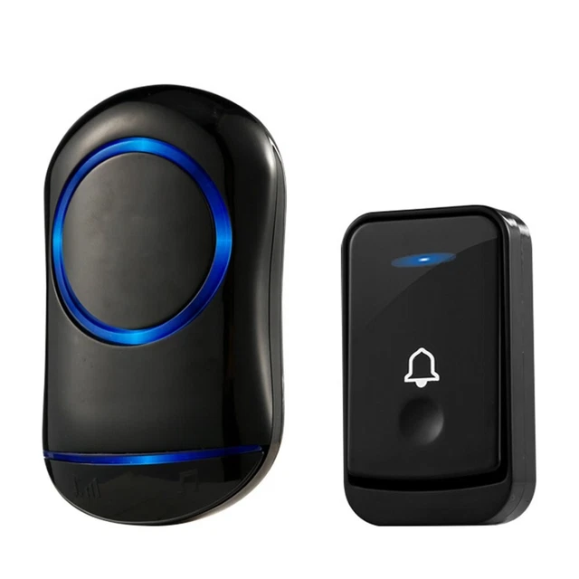 Campanellino porta wireless con funzione illuminata ABS campanello senza fili