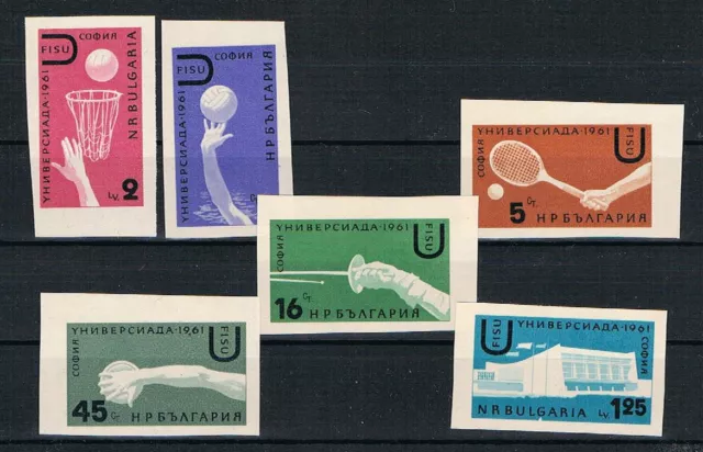 Bulgarien MiNr. 1237 - 1242 sauber ** postfrisch