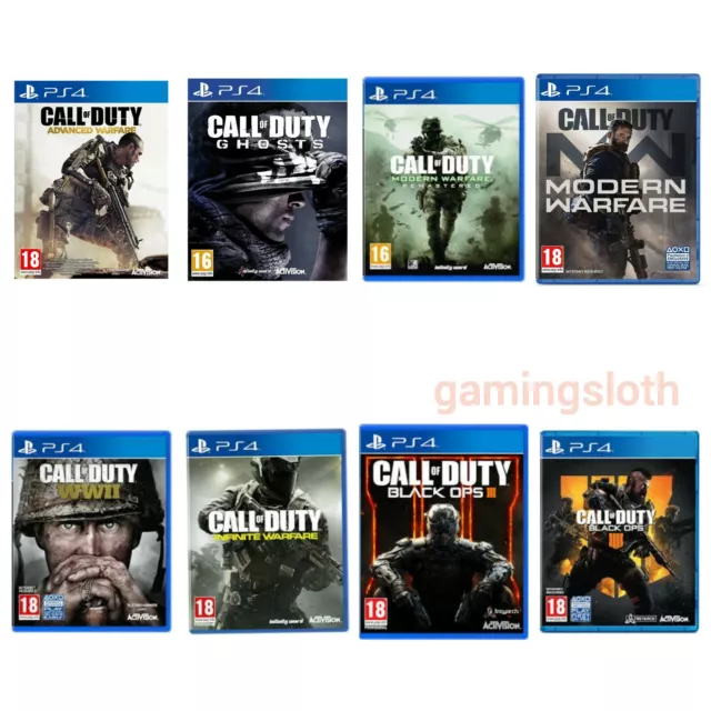 Call of Duty PS4 Games VGC Choose A Game or Bundle Up **ALSO PLAYS ON PS5**